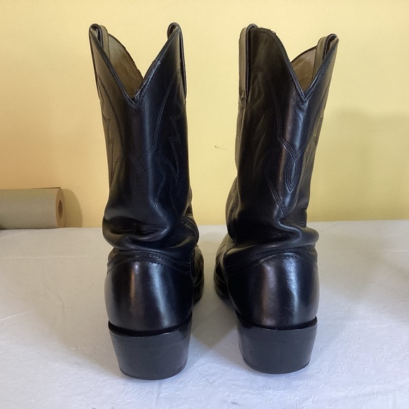 Durango Men’s Black Cowboy Boot.  Size 9D main image 7